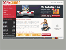 Tablet Screenshot of pixcuadro.com